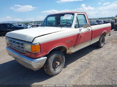 1988 FORD F150 Red  Gasoline 1FTEF14N6JPB33581 photo #3