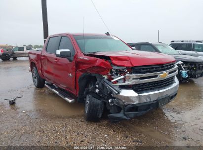 2021 CHEVROLET SILVERADO 1500 2WD  SHORT BED LT Red  Gasoline 3GCPWCEK4MG430558 photo #1