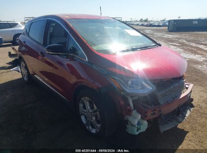 2020 CHEVROLET BOLT EV FWD LT Red  Electric 1G1FY6S09L4128066 photo #1