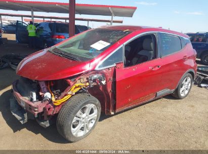 2020 CHEVROLET BOLT EV FWD LT Red  Electric 1G1FY6S09L4128066 photo #3