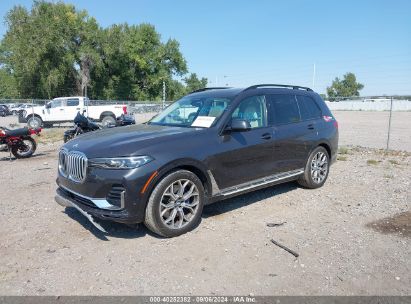 2022 BMW X7 XDRIVE40I Black  Gasoline 5UXCW2C02N9K38582 photo #3