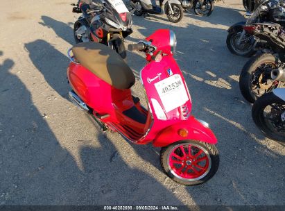 2022 VESPA PRIMAVERA/SPRINT 50 Red  Gasoline ZAPCA06B0N5104600 photo #1