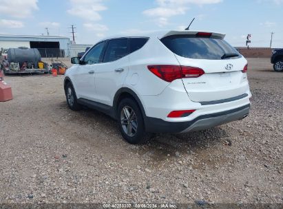 2018 HYUNDAI SANTA FE SPORT 2.4L White  Gasoline 5NMZT3LB1JH084778 photo #4