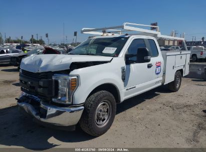 2019 FORD F-350 CHASSIS XL White  Diesel 1FD8X3ET9KEF25630 photo #3