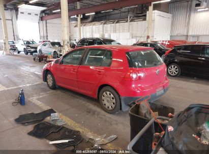 2009 VOLKSWAGEN RABBIT S Red  Gasoline WVWDB71KX9W091776 photo #4