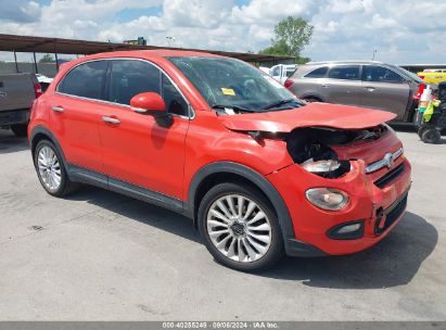 2016 FIAT 500X LOUNGE Orange  Gasoline ZFBCFXDT9GP354418 photo #1