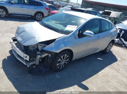 2022 TOYOTA PRIUS XLE AWD-E Silver  Hybrid JTDL9MFU1N3034653 photo #3