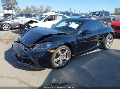 2017 PORSCHE 718 CAYMAN Black  Gasoline WP0AA2A81HS270162 photo #3