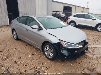 2020 HYUNDAI ELANTRA SEL Gray  Gasoline 5NPD84LF3LH613688 photo #1