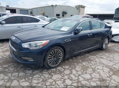 2015 KIA K900 LUXURY Blue  Gasoline KNALW4D40F6018520 photo #3