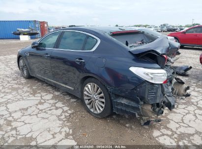 2015 KIA K900 LUXURY Blue  Gasoline KNALW4D40F6018520 photo #4