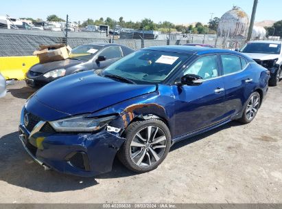 2020 NISSAN MAXIMA SL XTRONIC CVT Blue  Gasoline 1N4AA6DV0LC370898 photo #3