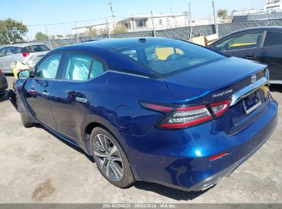 2020 NISSAN MAXIMA SL XTRONIC CVT Blue  Gasoline 1N4AA6DV0LC370898 photo #4