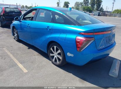 2017 TOYOTA MIRAI Blue  Other JTDBVRBD7HA002476 photo #4