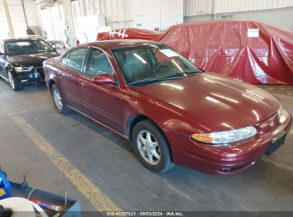 2001 OLDSMOBILE ALERO GL1 Burgundy  Gasoline 1G3NL52T31C109747 photo #1