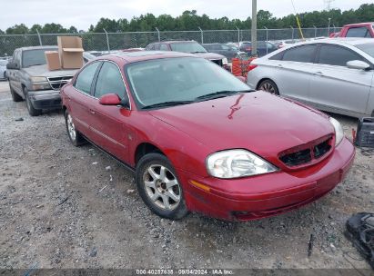 2003 MERCURY SABLE LS PREMIUM Red  Gasoline 1MEHM55S93A621717 photo #1