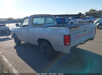 1991 DODGE D-SERIES D150 Gray  Gasoline 1B7GE16YXMS244218 photo #4