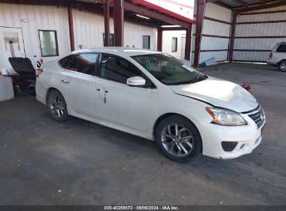 2015 NISSAN SENTRA SR White  Gasoline 3N1AB7AP5FY244070 photo #1