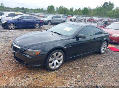 2005 BMW 645CI Black  Gasoline WBAEH73445B869456 photo #3