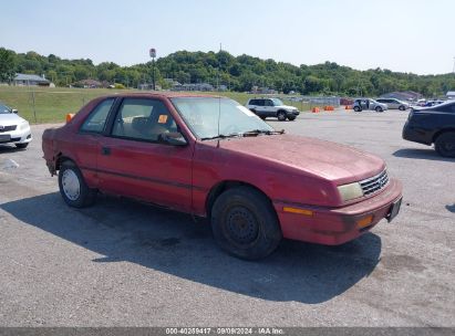 1993 PLYMOUTH SUNDANCE Red  Gasoline 1P3XP24D2PN652277 photo #1