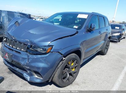 2021 JEEP GRAND CHEROKEE TRACKHAWK 4X4 Gray  Gasoline 1C4RJFN90MC682137 photo #3