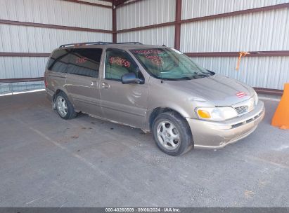 2003 OLDSMOBILE SILHOUETTE PREMIERE Gold  Gasoline 1GHDX13E53D278202 photo #1