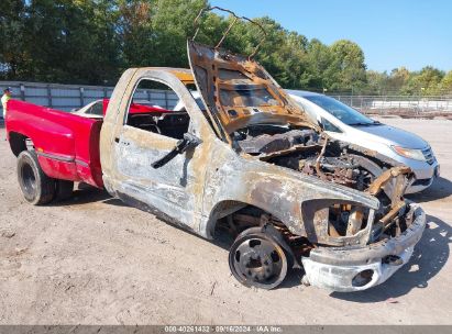 2007 DODGE RAM 3500 HD CHASSIS ST/SLT Red  Diesel 3D6WH46AX7G813081 photo #1