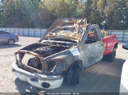 2007 DODGE RAM 3500 HD CHASSIS ST/SLT Red  Diesel 3D6WH46AX7G813081 photo #3