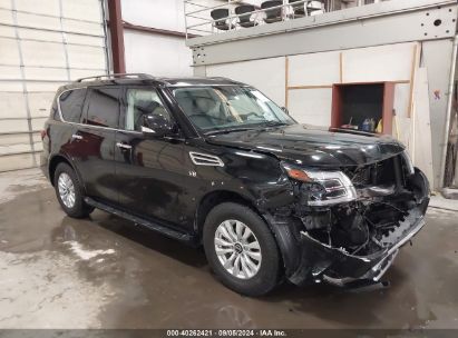 2021 NISSAN ARMADA SV 4WD Black  Gasoline JN8AY2AD3M9661859 photo #1