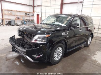 2021 NISSAN ARMADA SV 4WD Black  Gasoline JN8AY2AD3M9661859 photo #3