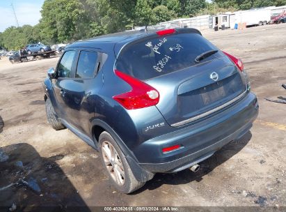 2013 NISSAN JUKE SV Blue  Gasoline 5J6YH18665L009103 photo #4