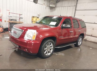 2008 GMC YUKON DENALI Red  Gasoline 1GKFK63838J146623 photo #3