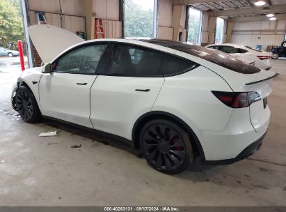 2023 TESLA MODEL Y AWD/PERFORMANCE DUAL MOTOR ALL-WHEEL DRIVE White  Electric 7SAYGDEF8PF594418 photo #4