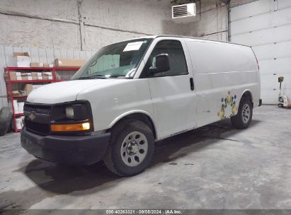 2010 CHEVROLET EXPRESS 1500 WORK VAN White  Flexible Fuel 1GCUHAD40A1148853 photo #3