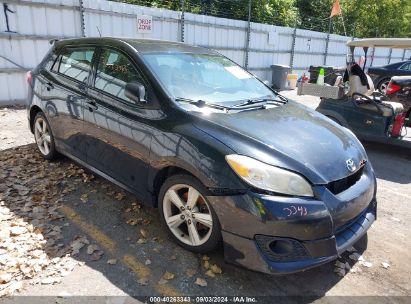 2010 TOYOTA MATRIX S Black  Gasoline 2T1KE4EE4AC035203 photo #1