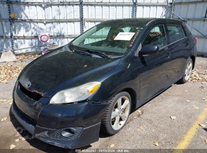 2010 TOYOTA MATRIX S Black  Gasoline 2T1KE4EE4AC035203 photo #3