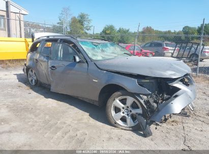 2008 BMW 535XI Gray  Gasoline WBAPT73568CX01798 photo #1