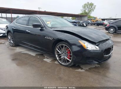 2014 MASERATI QUATTROPORTE S Q4 Black  Gasoline ZAM56RRA7E1123828 photo #1