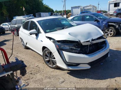 2018 HONDA CLARITY PLUG-IN HYBRID TOURING White  Hybrid JHMZC5F38JC017589 photo #1