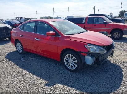 2018 NISSAN SENTRA SV Red  Gasoline 3N1AB7AP1JL642365 photo #1