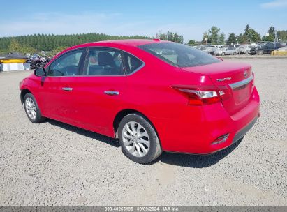 2018 NISSAN SENTRA SV Red  Gasoline 3N1AB7AP1JL642365 photo #4