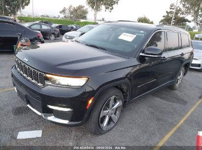 2021 JEEP GRAND CHEROKEE L LIMITED 4X2 Black  Gasoline 1C4RJJBG4M8152262 photo #3