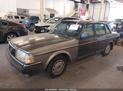 1991 VOLVO 240 Gray  Gasoline YV1AA8846M1453623 photo #3