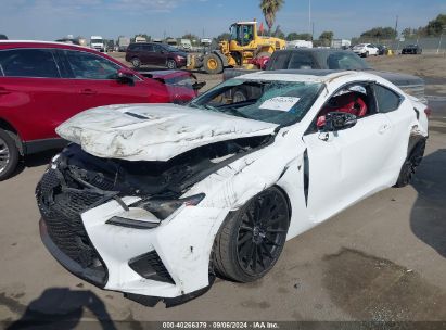 2015 LEXUS RC F White  Gasoline JTHHP5BC4F5000726 photo #3