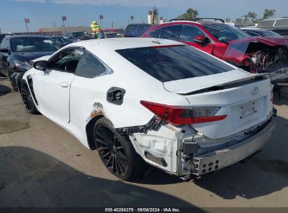 2015 LEXUS RC F White  Gasoline JTHHP5BC4F5000726 photo #4