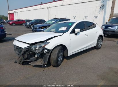 2015 MAZDA MAZDA3 I SPORT White  Gasoline JM1BM1K78F1242213 photo #3