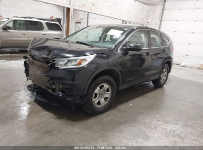 2016 HONDA CR-V LX Black  Gasoline 5J6RM4H30GL125844 photo #3