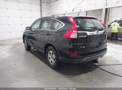 2016 HONDA CR-V LX Black  Gasoline 5J6RM4H30GL125844 photo #4