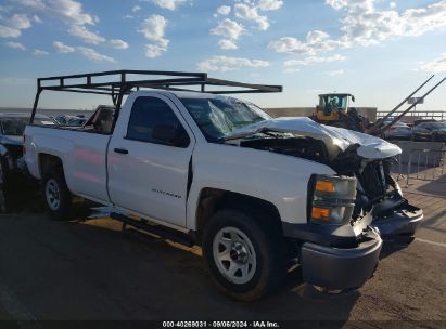 2014 CHEVROLET SILVERADO 1500 WORK TRUCK 1WT White  Gasoline 1GCNCPEH2EZ307872 photo #1