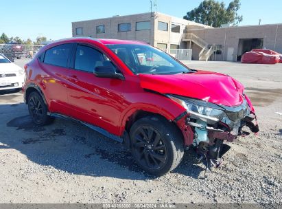 2022 HONDA HR-V 2WD SPORT Red  Gasoline 3CZRU5H1XNM733483 photo #1